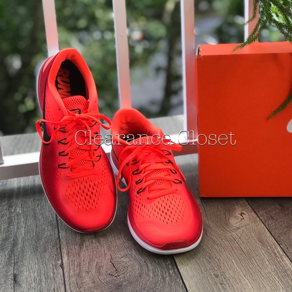 NWT Nike Flex 2017 RN Hyper Orange M AUTHENTIC - Picture 3 of 8